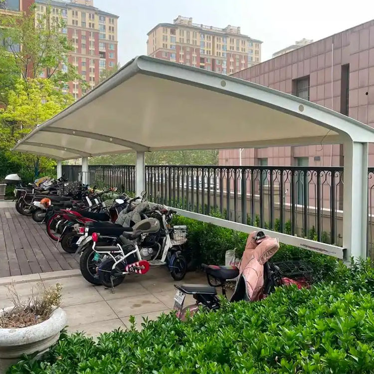 泰宁县膜结构电动车棚